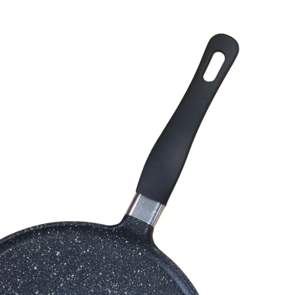 Roch Guss Grand Chef Crepe Griddle Flat Pan 9.5in Healthy Cookware ITALY NEW